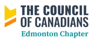 Logo of the council of canadians, edmonton chapter.